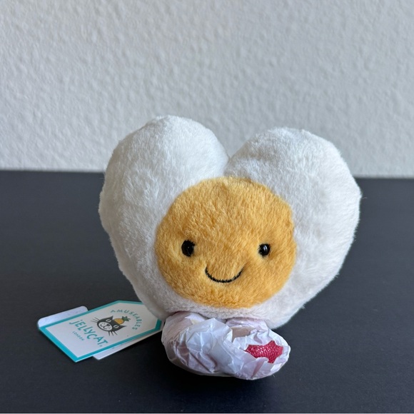 AUTHENTIC❗️New with Tags - Jellycat Heart Boiled Egg Valentine’s Day 2026! - Picture 6 of 11